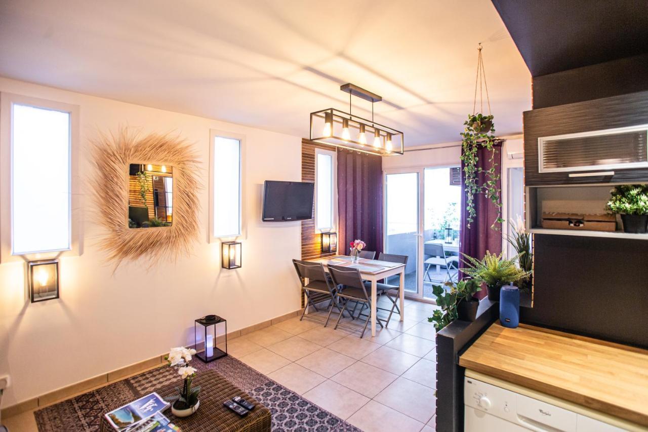 Superbe Appartement - Terrasses - Clim - Parking Prepaye 라발레트듀바 외부 사진